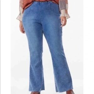 Cato | Plus Petite Pull-on Flare Jeans Various Sizes Available.